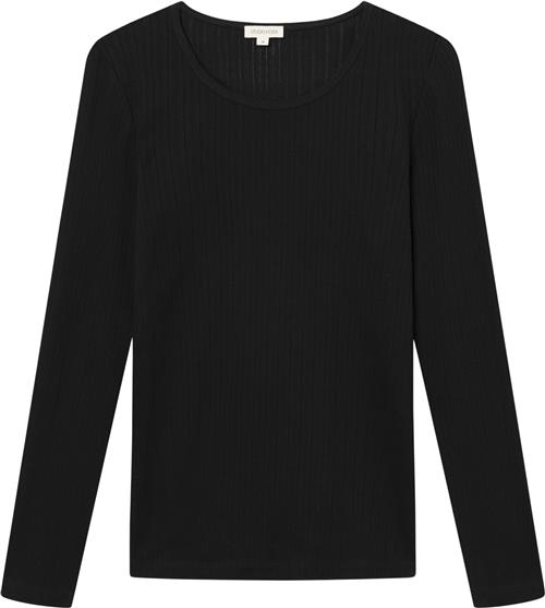 Se Studio Feder Gertrud Bluse Str XL - Black Bluser Bomuld hos Magasin ved Magasin