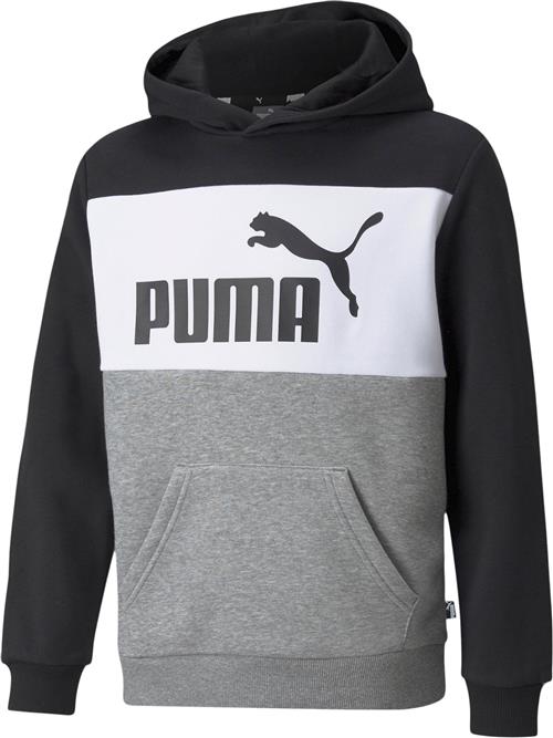 Puma Essentials+ Colourblock Hættetrøje 110 - Sweatshirts & Hættetrøjer hos Magasin