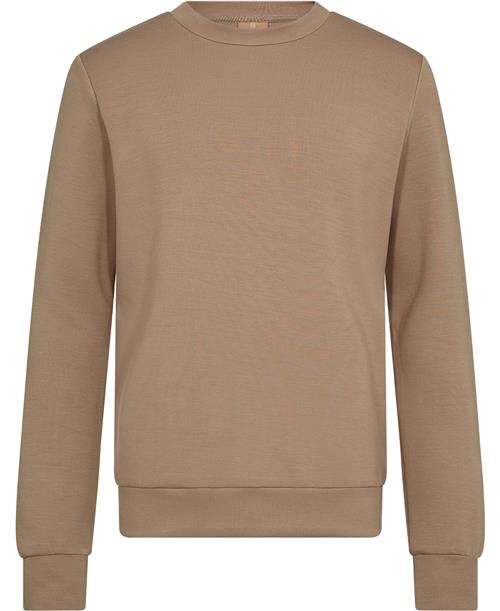 Se Mos Mosh Gallery Mmgabel Crew Neck Sweat Mand New Sand Sweatshirts Str S - Viskose hos Magasin ved Magasin