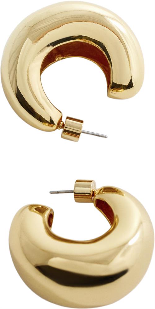 Se MANGO Volume Hoop Earrings U - Creoler hos Magasin ved Magasin