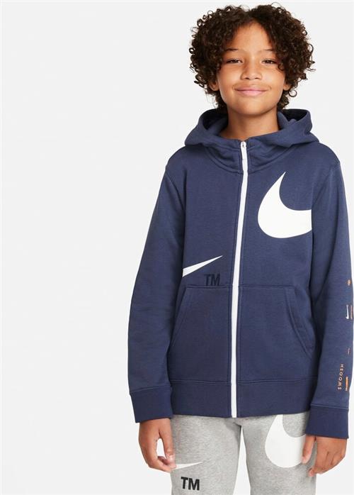 Nike Sportswear Swoosh Haettetroje 122-128 / XS - Sweatshirts & Hættetrøjer hos Magasin