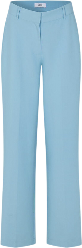 Envii Ensmith Pants 6797 Kvinde Air Blue Bukser Med Lige Ben Str S - hos Magasin