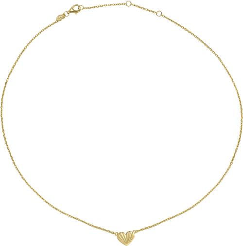 ByBiehl Heart Full Necklace GP One size - Halskæder Med Vedhæng hos Magasin