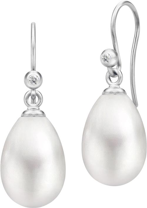 Julie Sandlau Afrodite Earrings Rhodium One size - Ørehænger hos Magasin