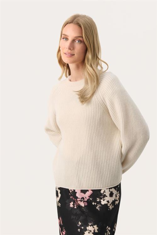 Part Two Luahpw PU Kvinde Birch Sweaters Regular Fit Str M - hos Magasin