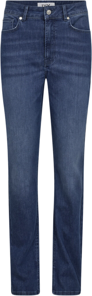 IVY Copenhagen Ivylulu Jeans Split Wash Tenerife Kvinde Denim Blue Skinny Jeans Str 32 / 32 - hos Magasin