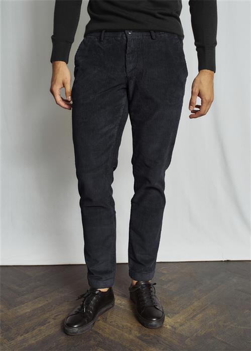 Se Bruun & Stengade BS Kenn Regular Fit Chinos Mand Navy Chinos Str W34 / L34 - hos Magasin ved Magasin