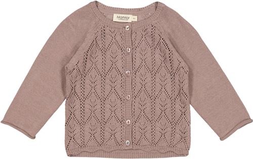 MarMar Copenhagen Totti Str 3Y/98 - Dusty Mauve Cardigans hos Magasin