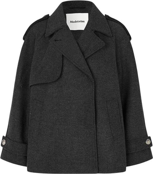 Se Modström Esmundmd Twill Jacket Kvinde Sort Blazere Str XS - hos Magasin ved Magasin