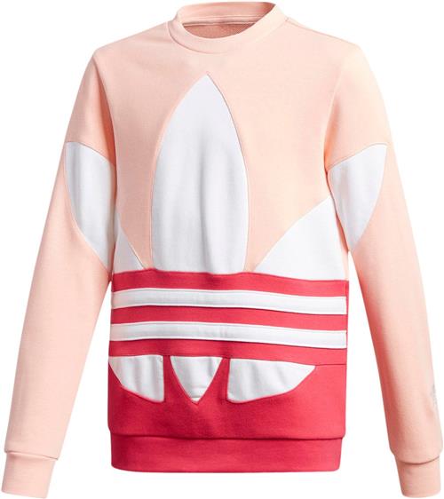 Se adidas Large Trefoil Crew Sweatshirt 152 - Sweatshirts & Hættetrøjer hos Magasin ved Magasin