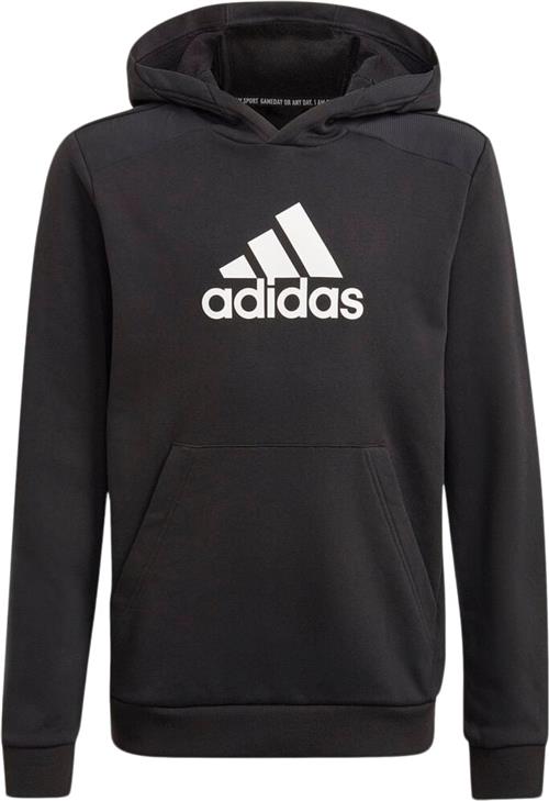 adidas Badge of Sport Logo Hættetrøje 128 - Sweatshirts & Hættetrøjer Bomuld hos Magasin