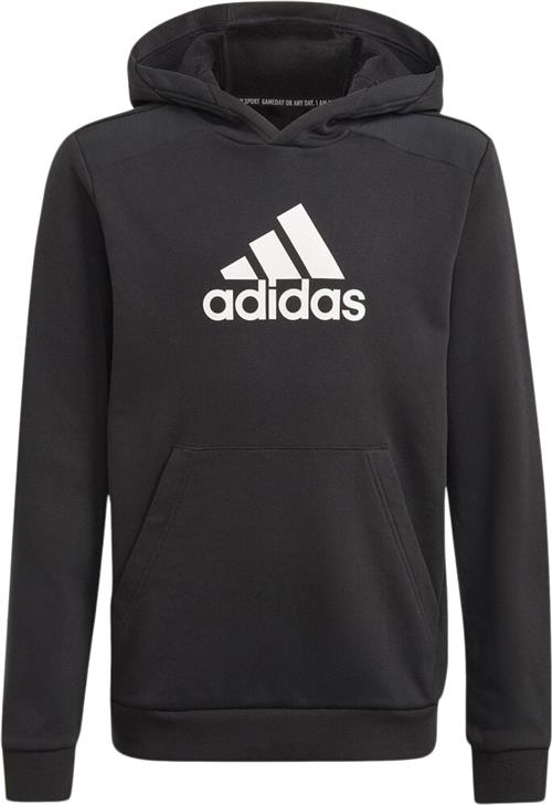 Se adidas Badge of Sport Logo Hættetrøje 110 - Sweatshirts & Hættetrøjer Bomuld hos Magasin ved Magasin