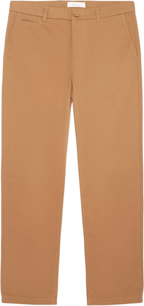 Knowledge Cotton Apparel Chuck Regular Chino Twill Pants Gots/vegan Mand Brun Chinos Str 30/34 - Bomuld hos Magasin