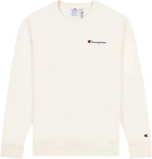 Se Champion Crewneck Sweatshirt Mand Whisperwhite Sweatshirts Str S - Bomuld hos Magasin ved Magasin