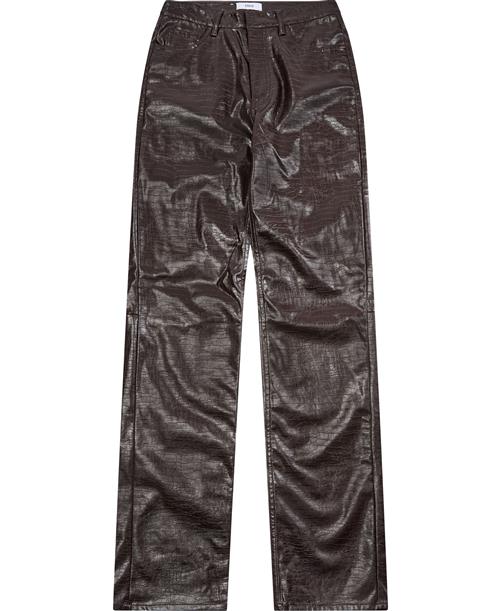 Envii Engloria Pants 6916 Javaxs Kvinde Java Læderbukser Str XS - hos Magasin