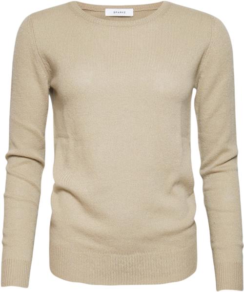 SPARKZ Copenhagen Pure Cashmere Oneck Pullover Kvinde Light Camel Sweaters Str S Cashmere - hos Magasin