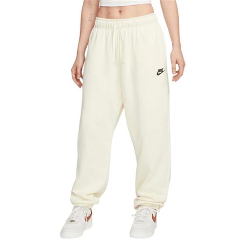 Nike Sportswear Club Fleece Sweatpants Kvinde Coconut Milk/black Sweatpants Str M - Bomuld hos Magasin