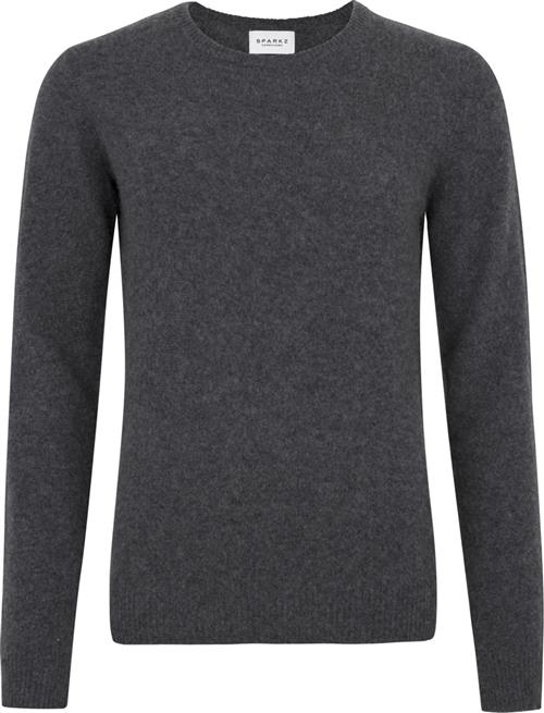 SPARKZ Copenhagen Pure Cashmere Oneck Pullover Kvinde Graphite Melange Sweaters Str L Cashmere - hos Magasin