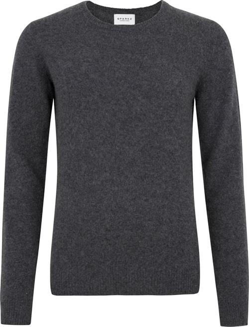 SPARKZ Copenhagen Pure Cashmere Oneck Pullover Kvinde Graphite Melange Sweaters Str XL Cashmere - hos Magasin