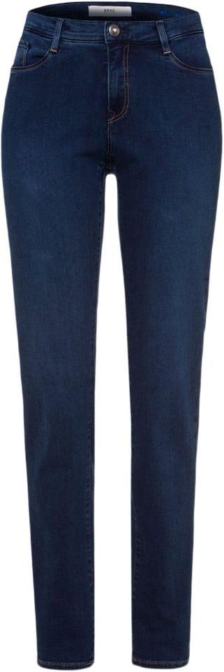 Se BRAX Mary Kvinde Blå Straight Jeans Str 31/32 - Denim hos Magasin ved Magasin