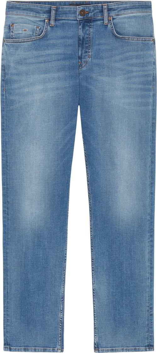 Marc O’Polo Denim, Regular fit, Regular leg, lo Kvinde Authentic Mid Bukser Med Lige Ben Str 31 32 Denim - hos Magasin