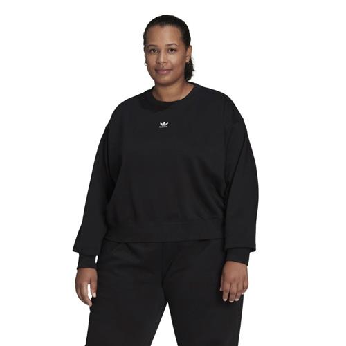 adidas Sweatshirt Kvinde Black Sweatshirts Plus Size Str XL - Bomuld hos Magasin