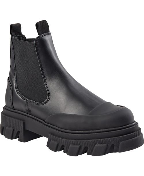 Se Ganni Low Chelsea Boot Black Stitch Kvinde Black Chelsea Boots Str 36 - hos Magasin ved Magasin