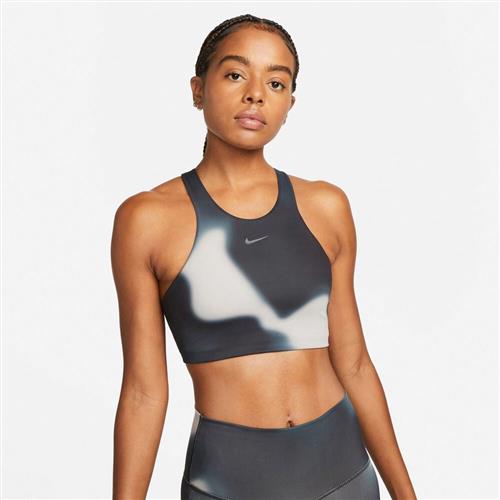 Nike Yoga Dri Fit Swoosh Medium Support Polet Sports Bh XS - Sports Bh'er Polyester hos Magasin