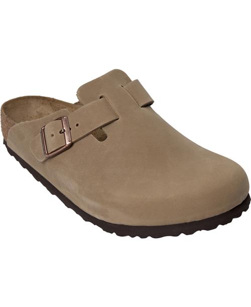 Birkenstock Boston Leoi Tabacco Brown Mand Brown Sandaler Str 43 - Læder hos Magasin