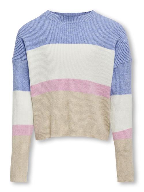 Se KIDS ONLY Pullover  ecru / beige-meleret / blå-meleret / lys pink ved About You