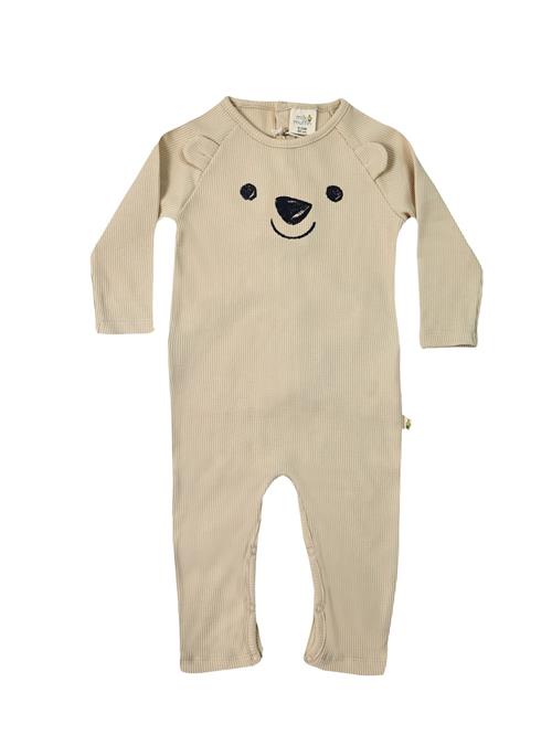 Milk & Muffin Overall 'Bear'  beige / sort