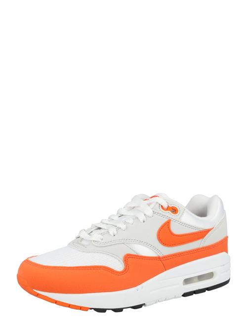 Nike Sportswear Sneaker low 'Air Max 1 87'  lysegrå / orange / hvid