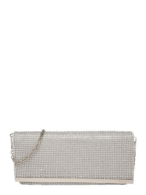 mascara Clutch 'SOFT FOLD DIAMONDS'  sølv