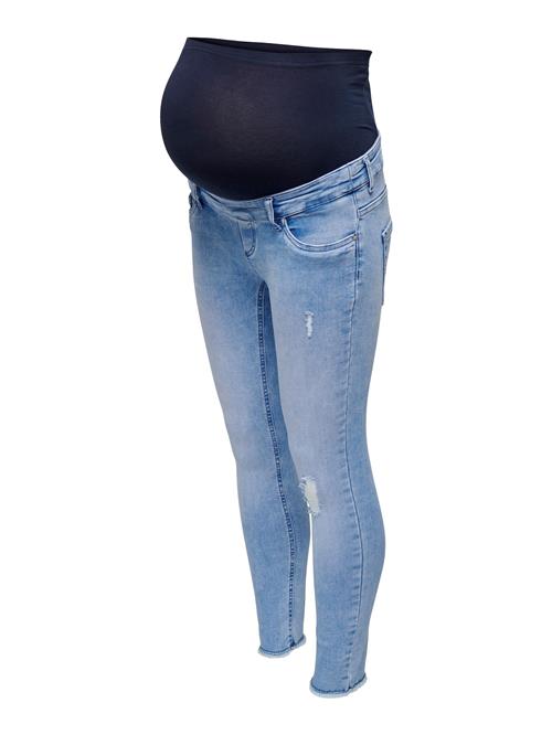 Se Only Maternity Jeans 'Blush'  navy / blue denim ved About You