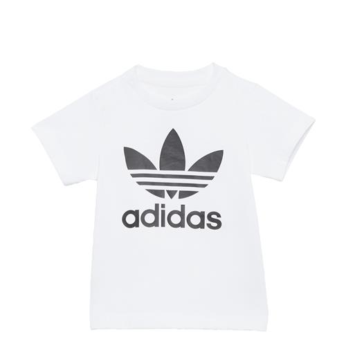 Se ADIDAS ORIGINALS Shirts 'Trefoil'  sort / hvid ved About You