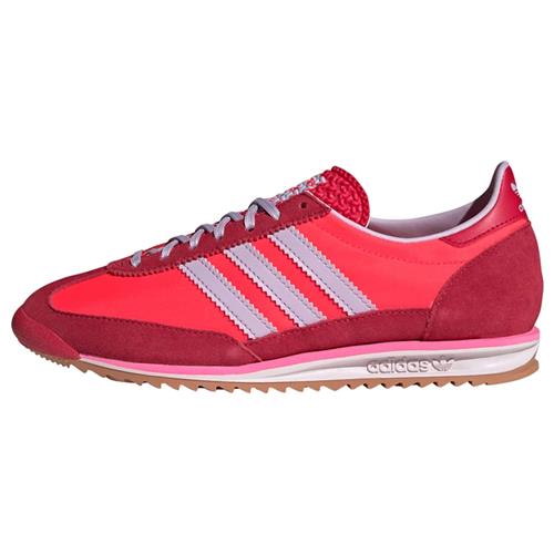 Se ADIDAS ORIGINALS Sneaker low 'SL 72 OG'  kirsebærsrød / neonrød / hvid ved About You