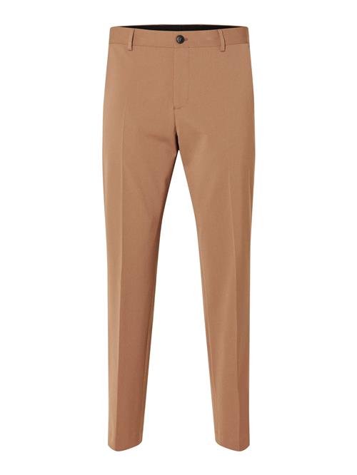 SELECTED HOMME Bukser med fals 'Liam'  camel