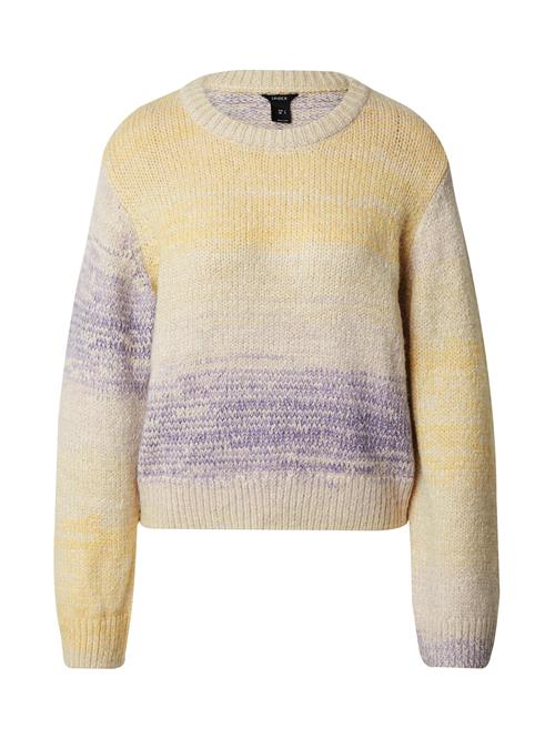 Se Lindex Pullover 'Jenna'  gul / pastelgul / brombær ved About You