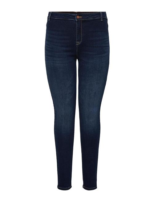 Se ONLY Carmakoma Carhuba Hw Skinny Jeggings Dbd Dnm Noos ONLY Carmakoma Blue ved Booztlet