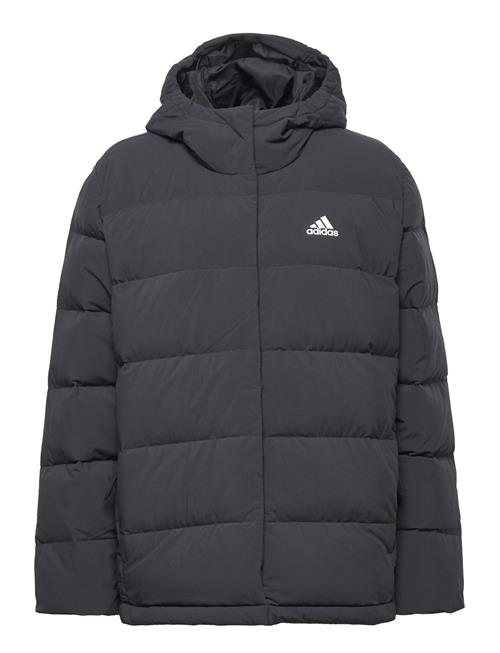 Helionic Hooded Down Jacket Adidas Sportswear Black