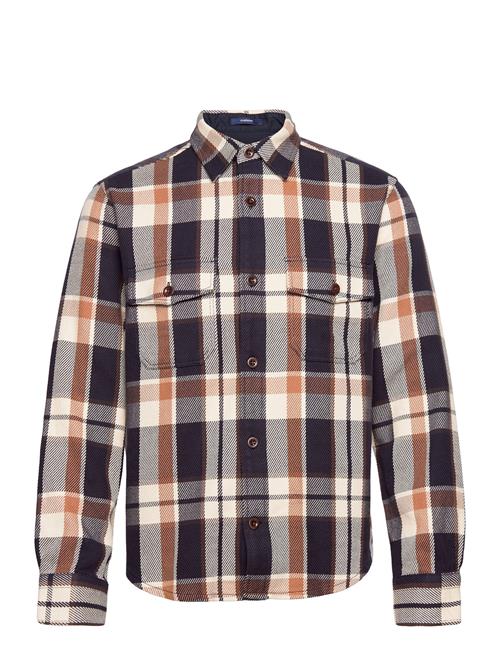 GANT D1. Heavy Twill Check Overshirt GANT Navy