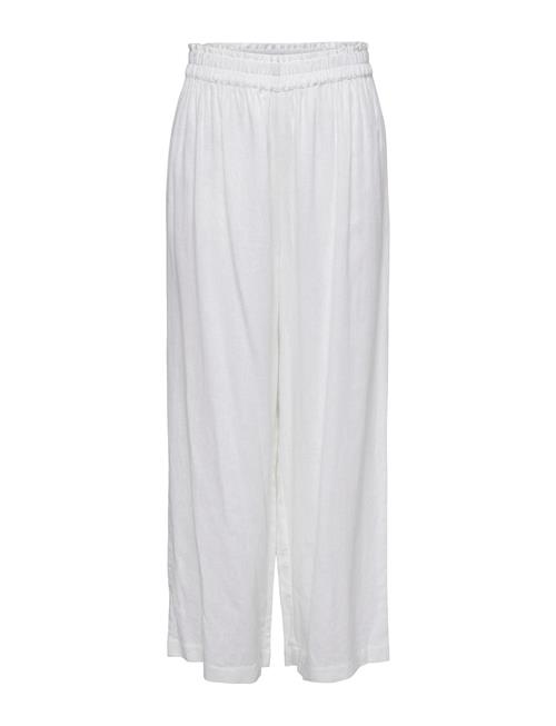 ONLY Onltokyo Hw Linen Blend Pant Pnt Noos ONLY White