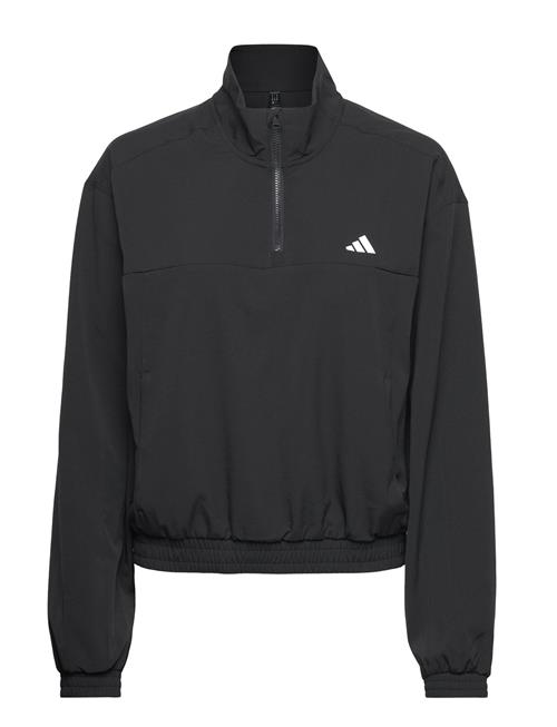 Se adidas Performance Aeroready Train Essentials Woven Quarter Zip Adidas Performance Black ved Booztlet