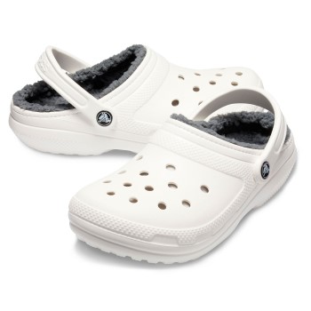 Crocs Classic Lined Clog Hvid US M6/W8 (EU 38-39)