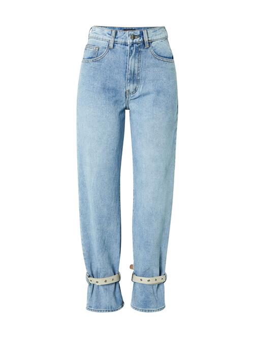 Misspap Jeans  blue denim / sølv / uldhvid