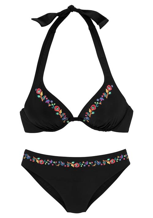 BUFFALO Bikini 'Flori'  blandingsfarvet / sort