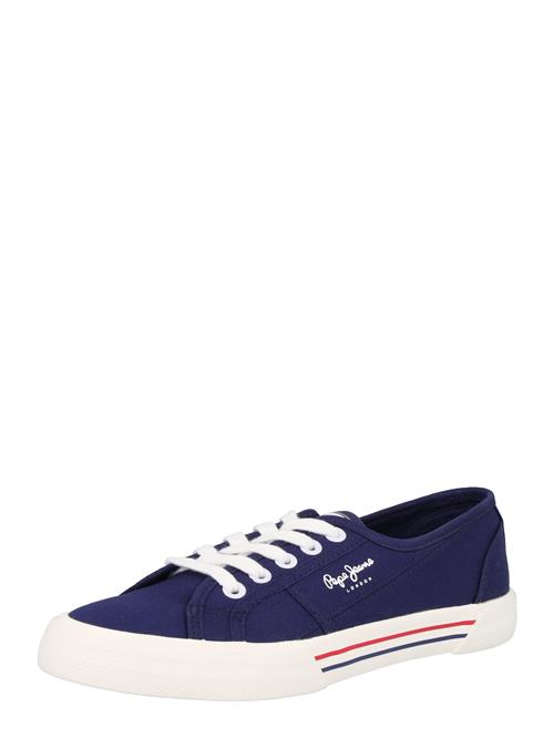 Se Pepe Jeans Sneaker low 'Brady'  mørkeblå / hvid ved About You