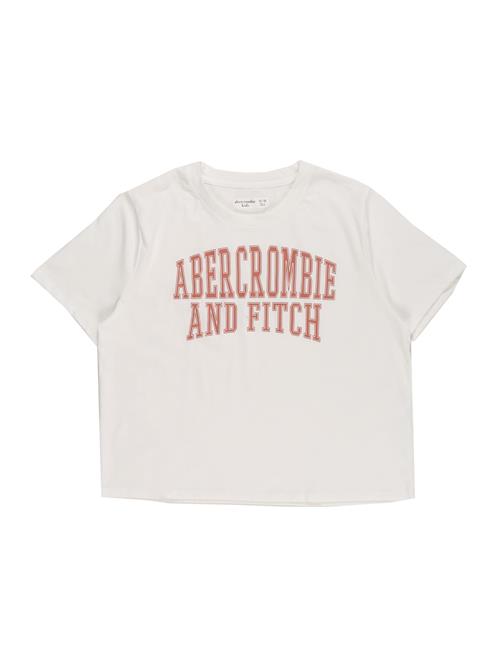 Se Abercrombie & Fitch Bluser & t-shirts 'READY FOR PLAY SPORTY'  rød / hvid ved About You