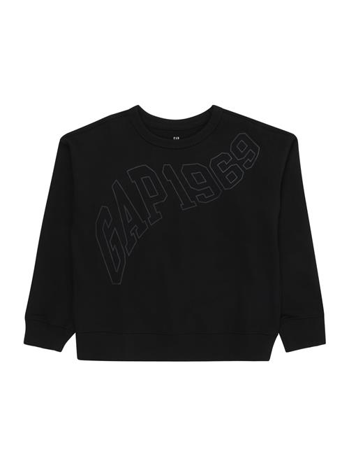 Se GAP Sweatshirt '1969'  grå / sort ved About You