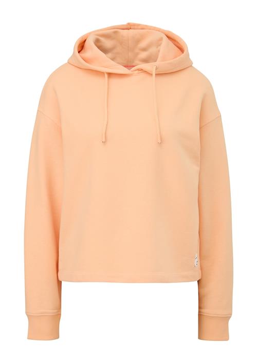 QS Sweatshirt  orange / hvid